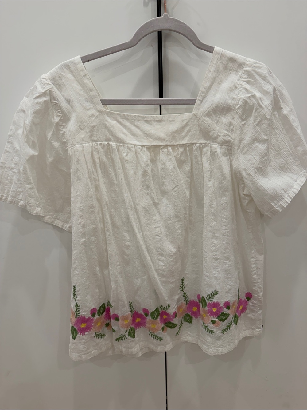 Matilda Jane Enchanted Garden Best-Dressed Embroidered Blouse Size M